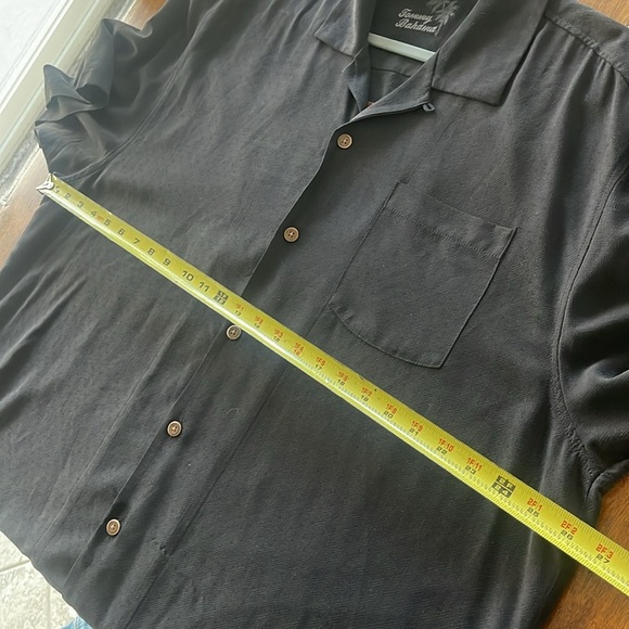 Tommy Bahama Men’s 100% Silk Cigars & Cars Embroidered Shirt Black Size XL - Picture 12 of 16